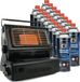 Eurocatch Poêle à gaz et cuisinière 2-en-1 - Incl. 16 cartouches de gaz butane