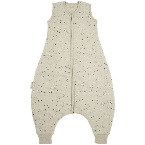 Meyco Baby Winter Slaapoverall Jumper Rib Mini Spot Sand Melange