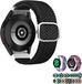Wigento Samsung Geweven Nylon Band voor Galaxy Watch 6, 5, 4, Normal, Pro, Classic