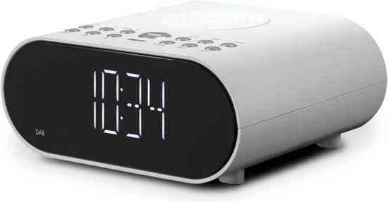 Roberts Radio Ortus DAB Charge Klok Analoog & digitaal Wit
