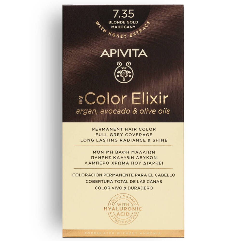 Apivita Apivita My Color Elixir Kit 7.35 Blonde Gold Mahogany