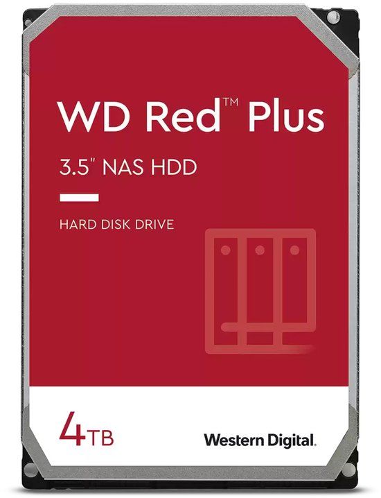 Western Digital Red Plus WDBC9V0040HH1-WRSN interne harde schijf 4 TB