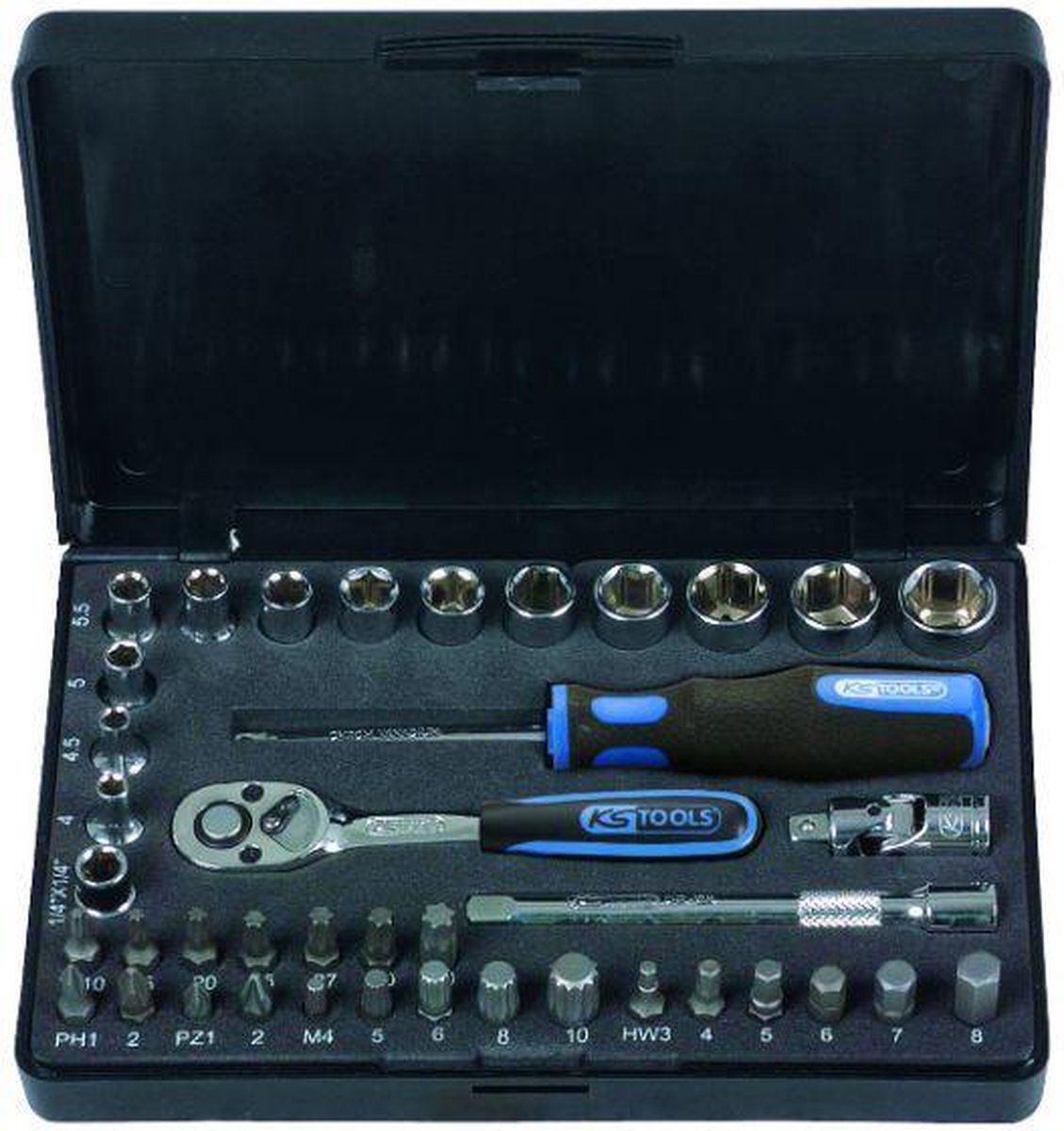 KS Tools CHROMEplus Dopsleutelset 40-delig