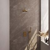 Brauer Gold Carving Thermostatische Regendoucheset Inbouw