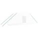 VidaXL Tuinkas met stalen frame, wit, 12 m², 6x2x2,85 m