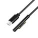 LogiLink PA0342 - USB-C naar Surface (90°) aansluitkabel 1,8m, met PD (PowerDelivery) 60W