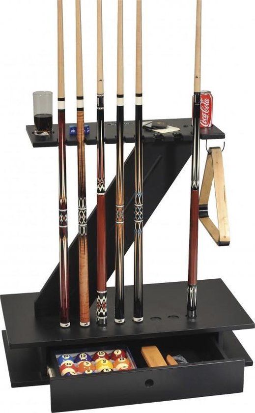 Buffalo Cue Rack for 8 Cues Model Z - Black