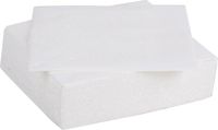 Color Party diner/feest servetten - 30x - wit - 38 x 38 cm - papier - 3-laags