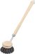 Peggy Perfect Brosse à vaisselle Eco Ronde, Fibre naturelle, 29 cm, Bois, Brun, Noir, Tête remplaçable incluse