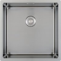 Caressi CAPP40R10 RVS Spoelbak - Design - 40x40cm - Enkele spoelbak
