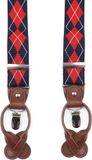 Suitable Luxe Bretels Ruiten Rood