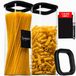 Boîte de conservation spaghetti - Verre avec couvercle en bambou - Carré - Set de 2