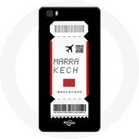 Maniacase Etui voor Huawei P8 Air ticket Marrakech Marokko