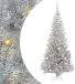 vidaXL Kerstboom Zilver 210 cm PET