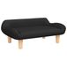 VidaXL Banc pour enfants 70x40x24 cm tissu noir