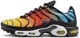 Nike Air Max Plus Homme Sneaker Jaune/Orange/Bleu/Noir Cuir/Caoutchouc Taille 46