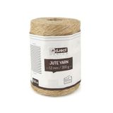 D.RECT 250 m jute koord natuurlijk bruin jute koord | pakkoord cadeauband knutselkoord decoratief koord | 1,2 mm dik | voor: verpakking, doe-het-zelf kunsthandwerk, bloemisterij, decoratie