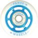 FAMUS Roue 6 rayons 60mm 88A Bleu Noir [x4]