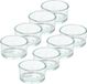 Trend Candles Theelichthouder - 8x - Glas - Transparant - 4x3 cm
