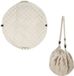 Play&Go | tapis de jeu pour bébé & sac de voyage 2-en-1 en coton bio - rayures bleues