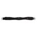 Imperial Riding IRH Cross Wave Sangle de saut avec rembourrage en mousse à mémoire de forme et anneau en D, noir, 105 cm