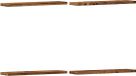 vidaXL Wandschappen 4 stuks 40x10x1,5 cm bewerkt hout oud houtkleurig
