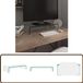vidaXL meuble TV - rehausseur d'écran - verre - 60x25x11 cm