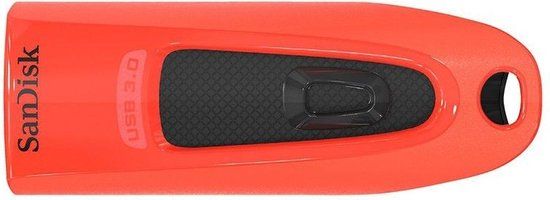 SanDisk Ultra 64GB USB Flash Drive - Red - USB 3.0