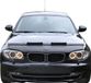 AutoStyle Motorkapsteenslaghoes BMW 1 serie E87 2004-2008 zwart