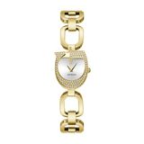 Guess Dames Horloge GW0683L2 Staal met Geelgouden Plating Quartz en Gouden Wijzerplaat
