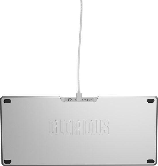 Glorious Gaming GMMK 3 PRO 75% Prebuilt Toetsenbord Gamen USB QWERTY Amerikaans Engels Zilver
