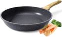 Ibenzoa® poêle à frire en céramique, 24 cm – poêle saine antiadhésive sans PTFE, & | Convient aux plaques à induction, lavable au lave-vaisselle