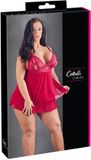 Cottelli Collection Babydoll Rood 4XL