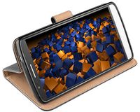 Book-Style Mumbi Book-Style Hoesje voor LG G3, Flip Cover, Zwart