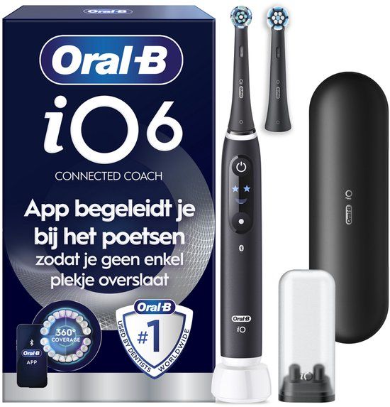 Oral-B iO 6N - Elektrische Tandenborstel - Zwart