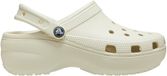 Crocs Classic Platform Instappers Dames - crèmekleur - Maat 41.5