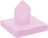 Santex feest servetten - 20x stuks - lichtroze - 40 x 40 cm - papier
