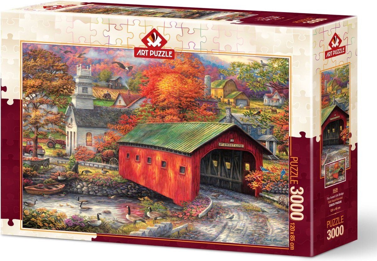 Art Puzzle Legpuzzel, the sweet life bridge, 3000 stukjes