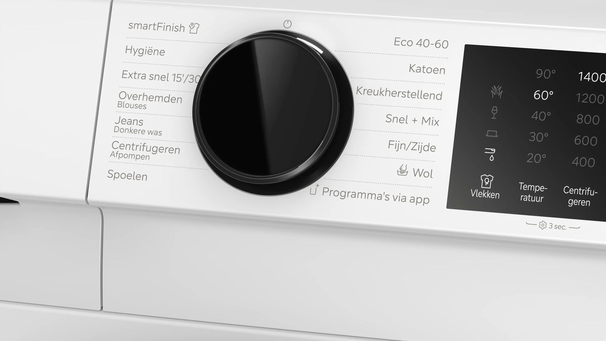 Siemens WG44J200NL - iQ500 - Wasmachine – 9 kg – 1400 rpm – Energieklasse A - smartFinish