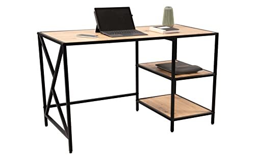 M2 Kollektion Brisbane bureau, houtmateriaal, decor artisaneiken, 120x74x60