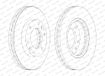 FERODO DDF1612C Disques de frein