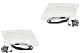 Netparts24 63 Johns Koplampglazen set, geschikt voor BMW 3-serie E46, modeljaren 04/99-03/03, links en rechts, inclusief mistlampen en richtingaanwijzers.
