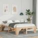 Maison Exclusive - Cadre de lit, marron, 120 x 200 cm, en bois de pin massif