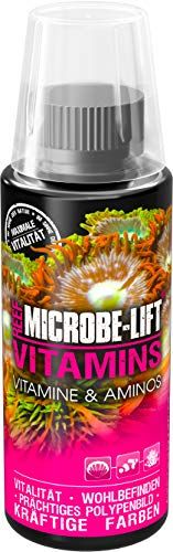 MICROBE-LIFT Vitaminen - multivitamineadditief incl. aminozuren, voor het optimale welzijn van vissen en koralen in elk zeewateraquarium, 118 ml