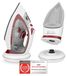 Merkloos Snoerloos stoomstrijkijzer - Strijkijzer met strijkstation 2000 tot 2400 W - 450 ml waterreservoir - Rood en wit