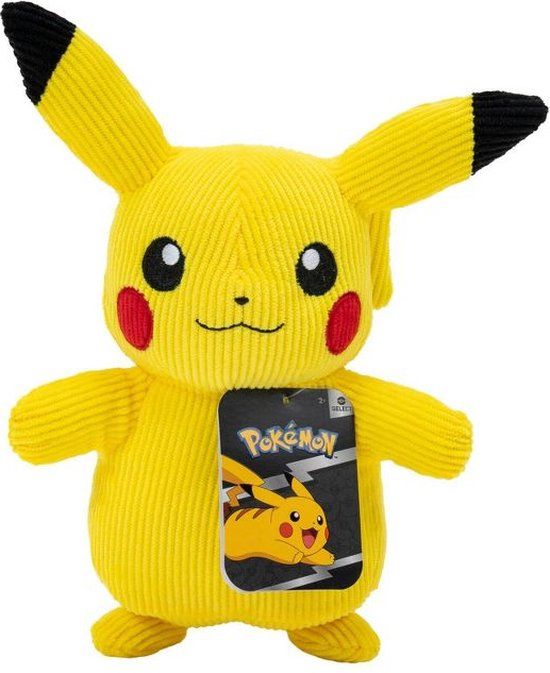 Pokemon Corduroy Pluche - Pikachu 20 cm