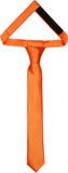 Ladeheid Smal Stropdas - Stropdassen voor kinderen - Lengte: 31 cm, Breedte: 4 cm - Oranje
