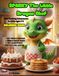 Sparky the Little Dragon Chef: Cooking Adventures Coloring Book for Kids Ages 3-6