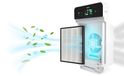 Purificateur d'air avec filtre HEPA-13, minuterie, télécommande, blanc