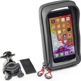 Givi sacoche guidon support GPS smartphone S958B pour moto, vélo, scooter, noir